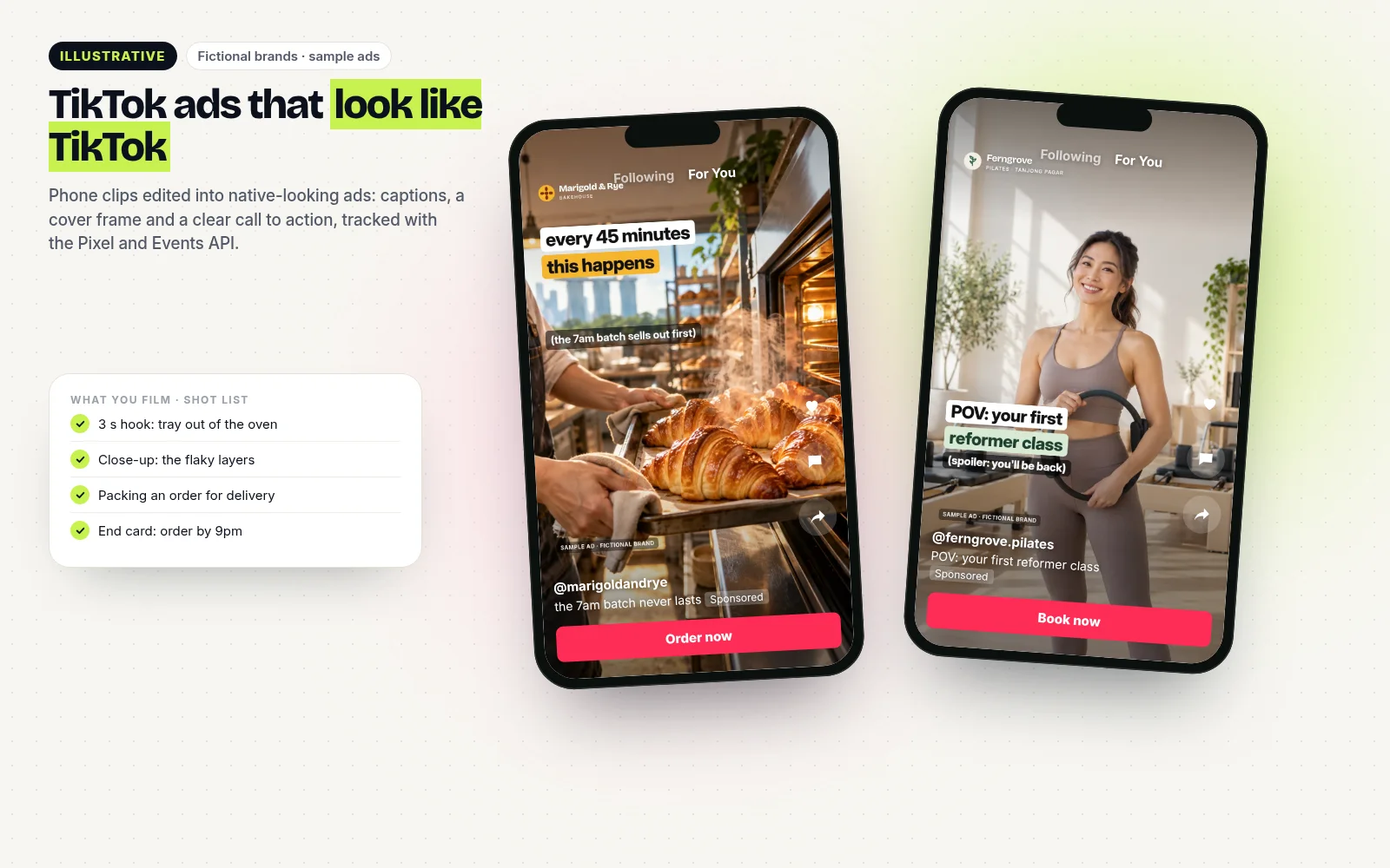 TikTok ads that look like TikTok — screen